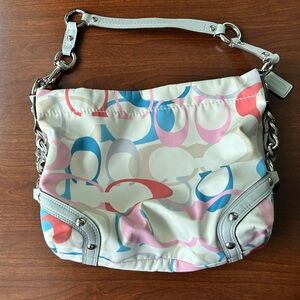 Coach colorful shoulder bag
